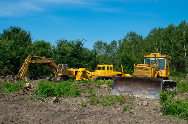 Bulldozer Clearing in Irvine